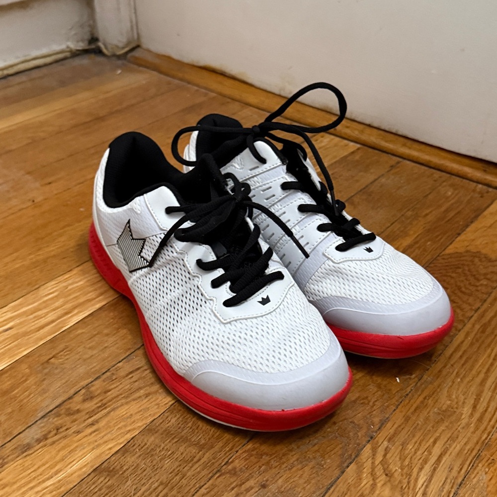 Brunswick Fuze Men’s White / Red Bowling Shoes — Lightweight Performance